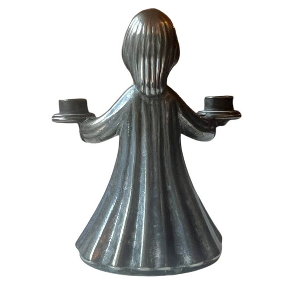 Choir Boy Candle Holder Made in Italy Metal - Picture 3 of 10